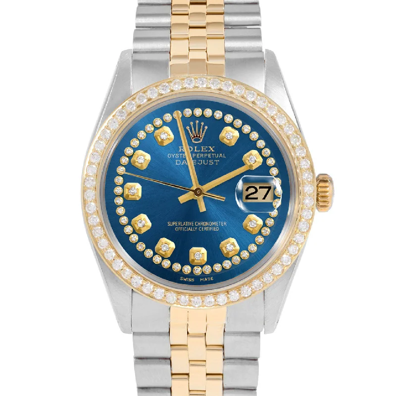 Rolex Datejust 36mm | 1601-TT-BLU-STRD-BDS-JBL