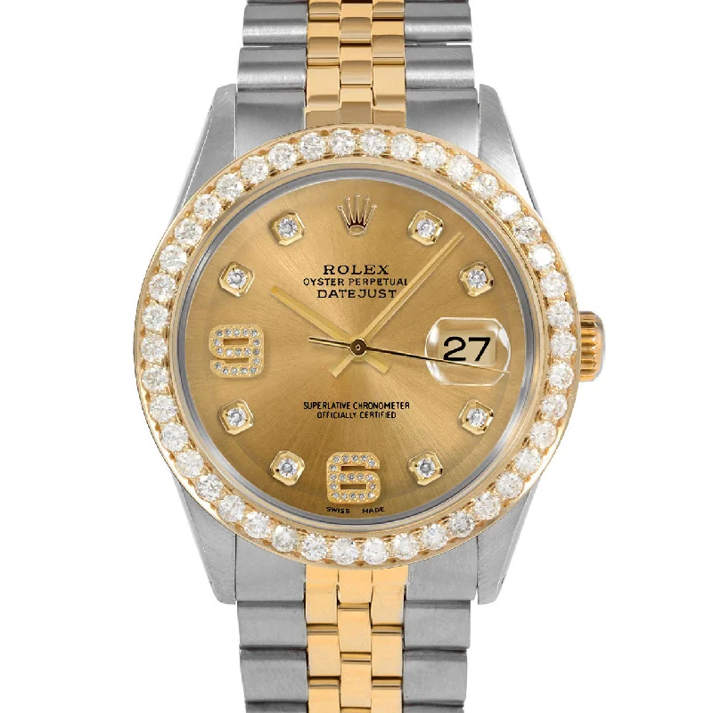 Rolex Datejust 36mm | 1601-TT-CHM-8DA69-25CT-JBL