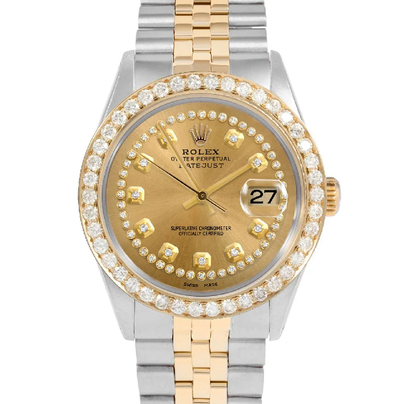 Rolex Datejust 36mm | 1601-TT-CHM-STRD-25CT-JBL