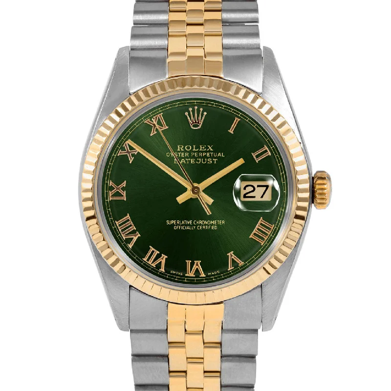 Rolex Datejust 36mm | 1601-TT-GRN-ROM-FLT-JBL