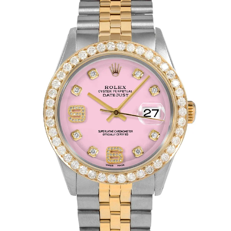 Rolex Datejust 36mm | 1601-TT-PNK-8DA69-25CT-JBL