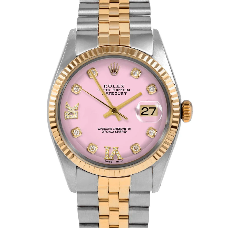 Rolex Datejust 36mm | 1601-TT-PNK-8DR69-FLT-JBL