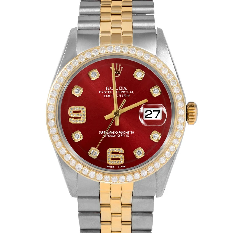 Rolex Datejust 36mm | 1601-TT-RED-8DA69-BDS-JBL