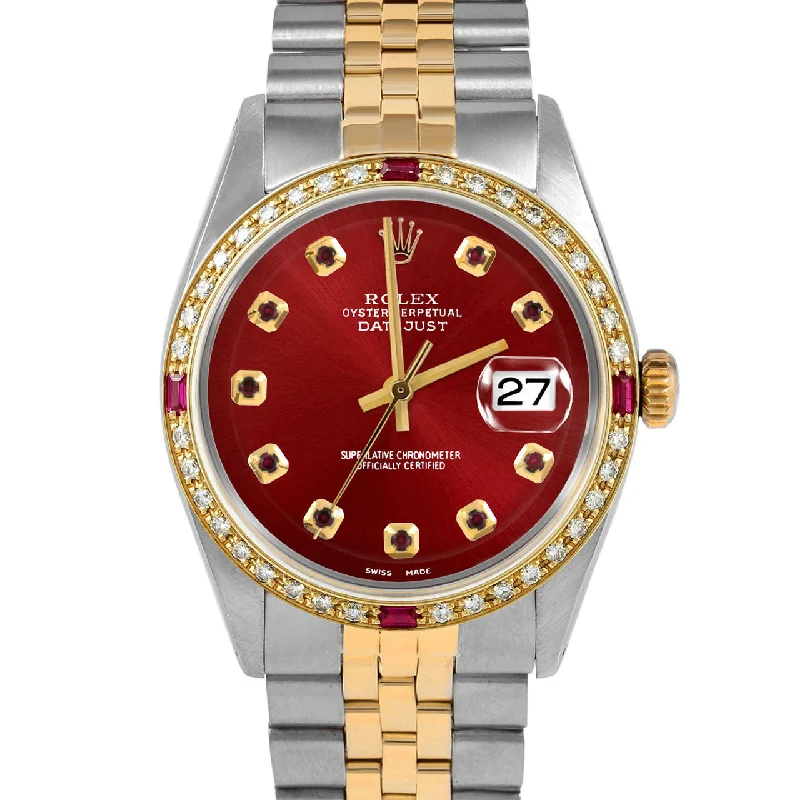 Rolex Datejust 36mm | 1601-TT-RED-RBY-AM-4RBY-JBL