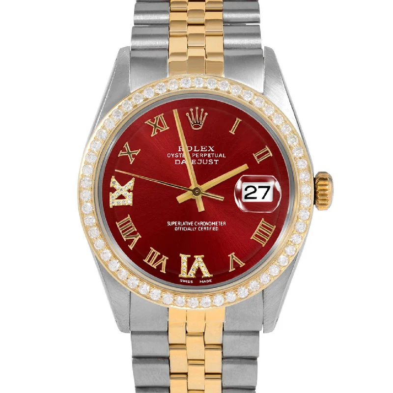 Rolex Datejust 36mm | 1601-TT-RED-RDR69-BDS-JBL