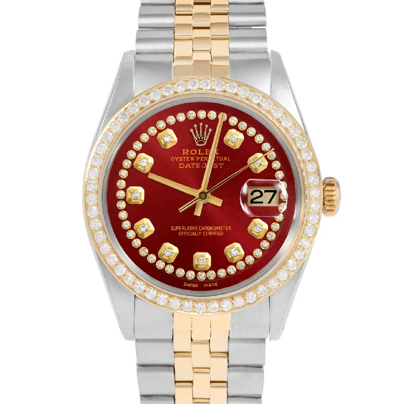 Rolex Datejust 36mm | 1601-TT-RED-STRD-BDS-JBL