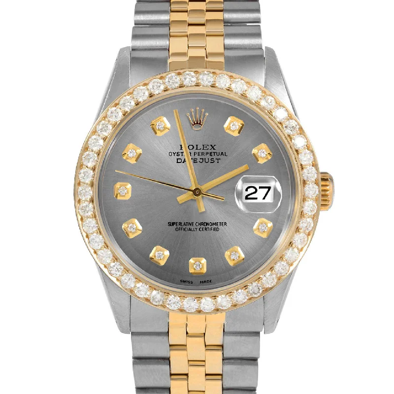 Rolex Datejust 36mm | 1601-TT-SLT-DIA-AM-25CT-JBL