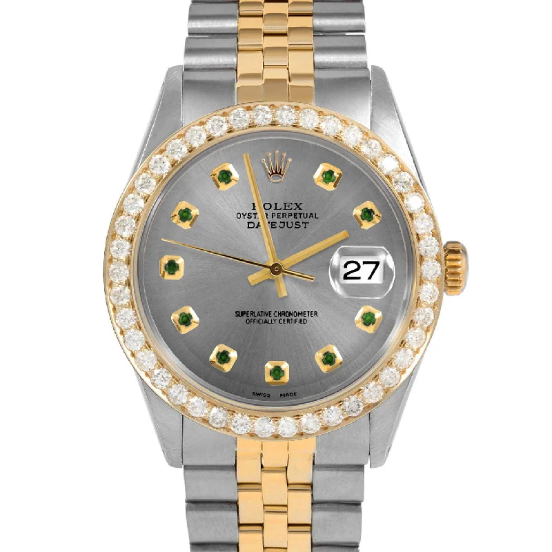 Rolex Datejust 36mm | 1601-TT-SLT-EMD-AM-25CT-JBL