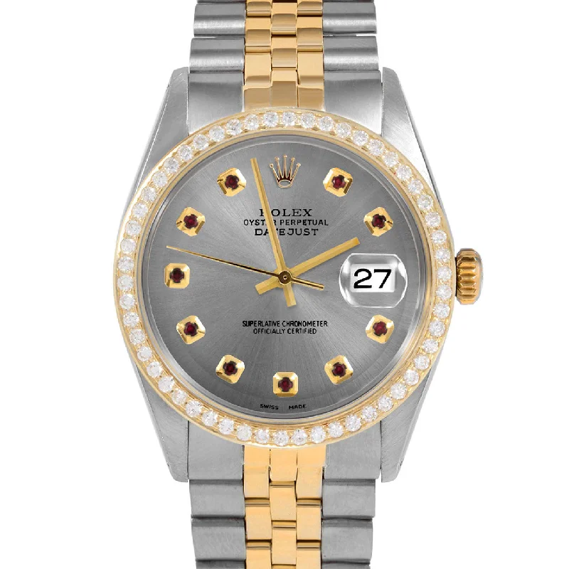 Rolex Datejust 36mm | 1601-TT-SLT-RBY-AM-BDS-JBL