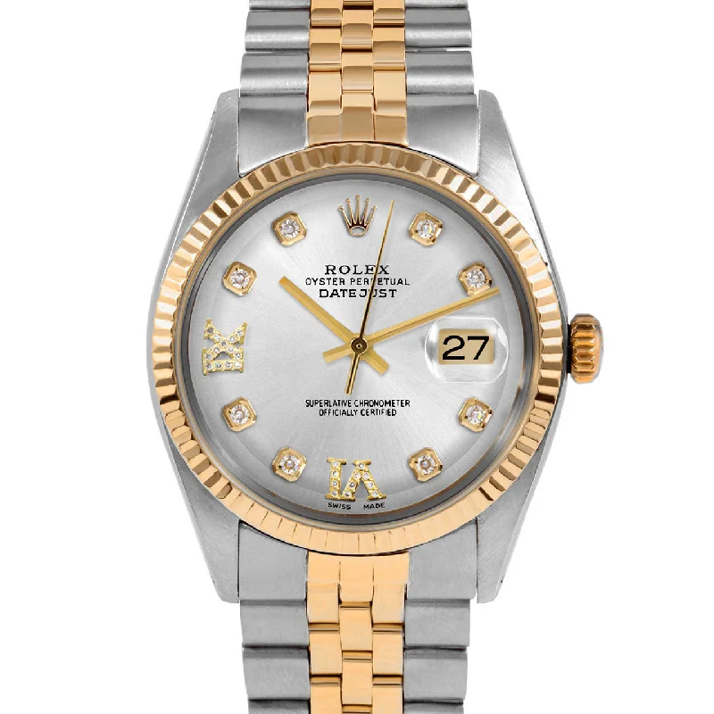 Rolex Datejust 36mm | 1601-TT-SLV-8DR69-FLT-JBL