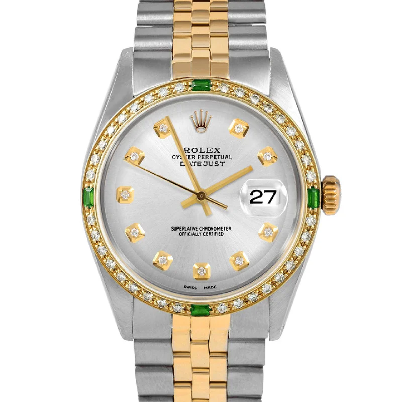 Rolex Datejust 36mm | 1601-TT-SLV-DIA-AM-4EMD-JBL