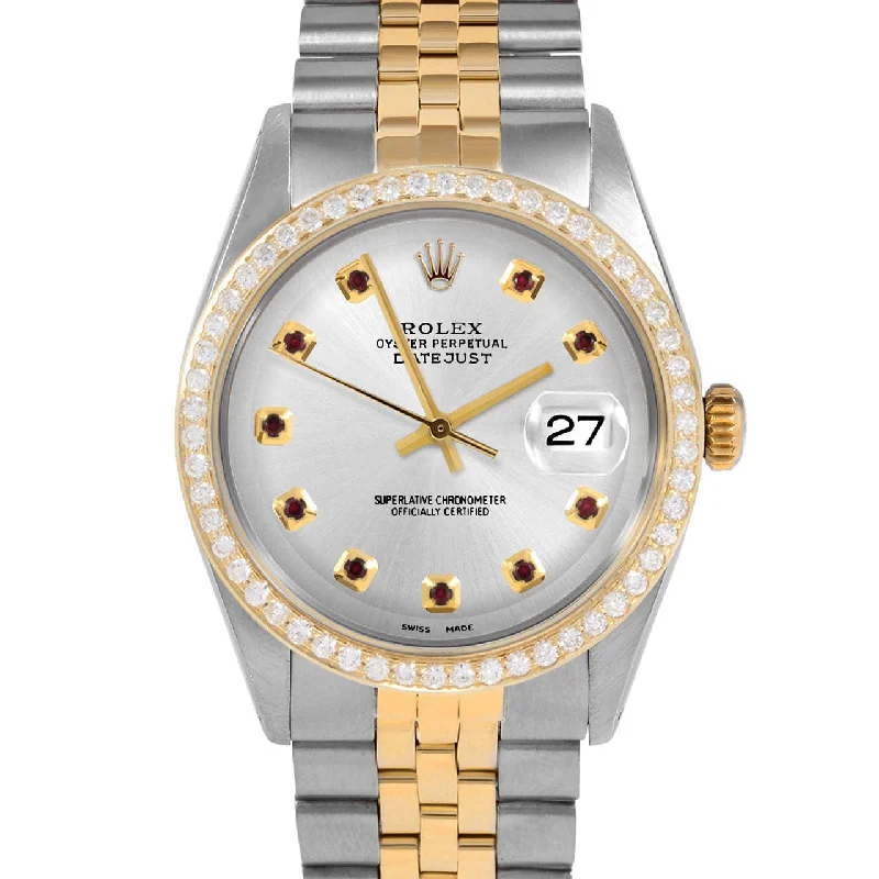 Rolex Datejust 36mm | 1601-TT-SLV-RBY-AM-BDS-JBL