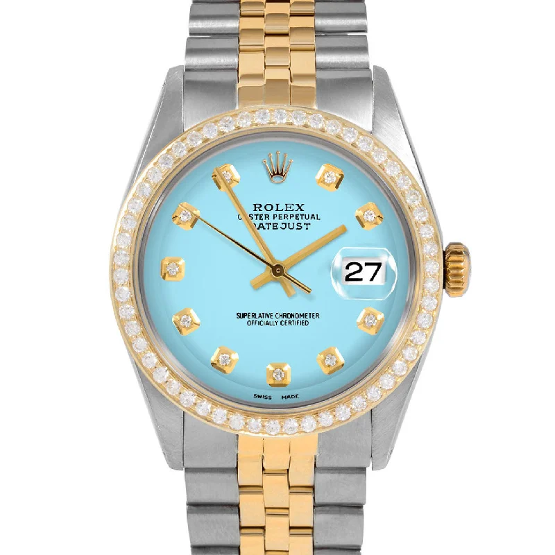 Rolex Datejust 36mm | 1601-TT-TRQ-DIA-AM-BDS-JBL