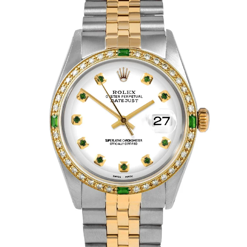 Rolex Datejust 36mm | 1601-TT-WHT-EMD-AM-4EMD-JBL