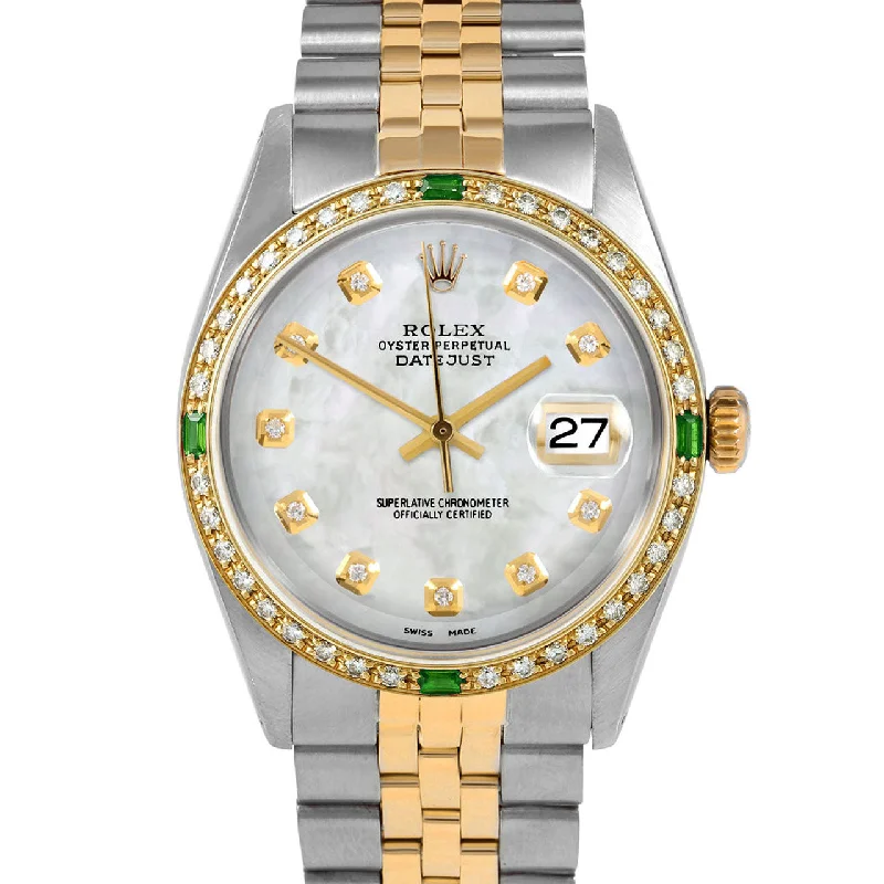 Rolex Datejust 36mm | 1601-TT-WMOP-DIA-AM-4EMD-JBL