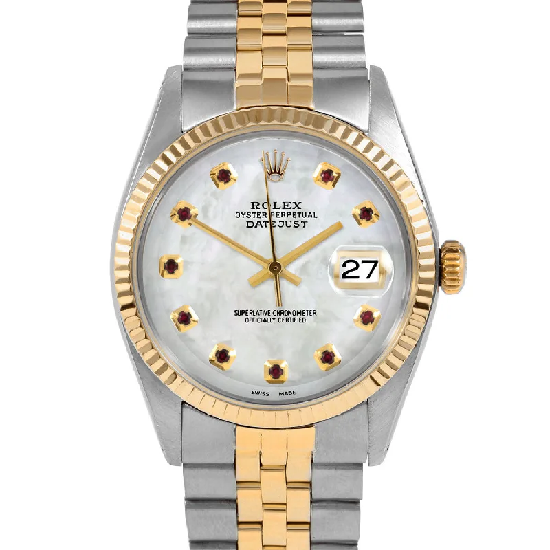 Rolex Datejust 36mm | 1601-TT-WMOP-RBY-AM-FLT-JBL