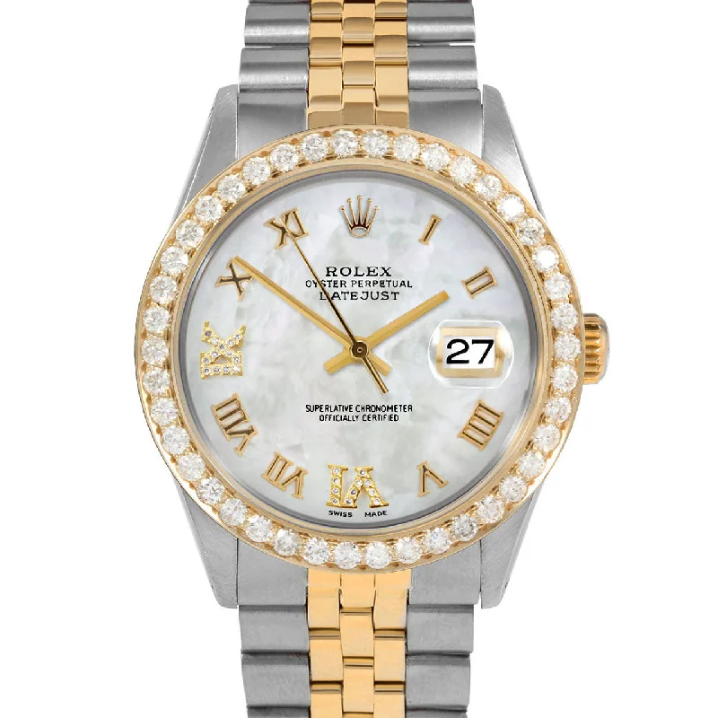 Rolex Datejust 36mm | 1601-TT-WMOP-RDR69-25CT-JBL