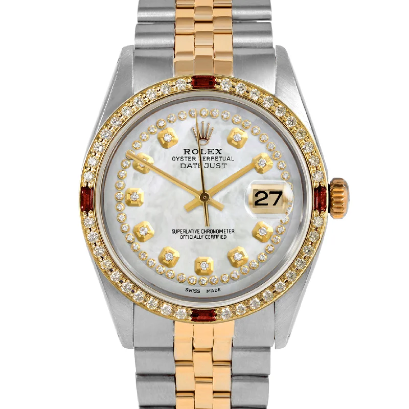 Rolex Datejust 36mm | 1601-TT-WMOP-STRD-4RBY-JBL