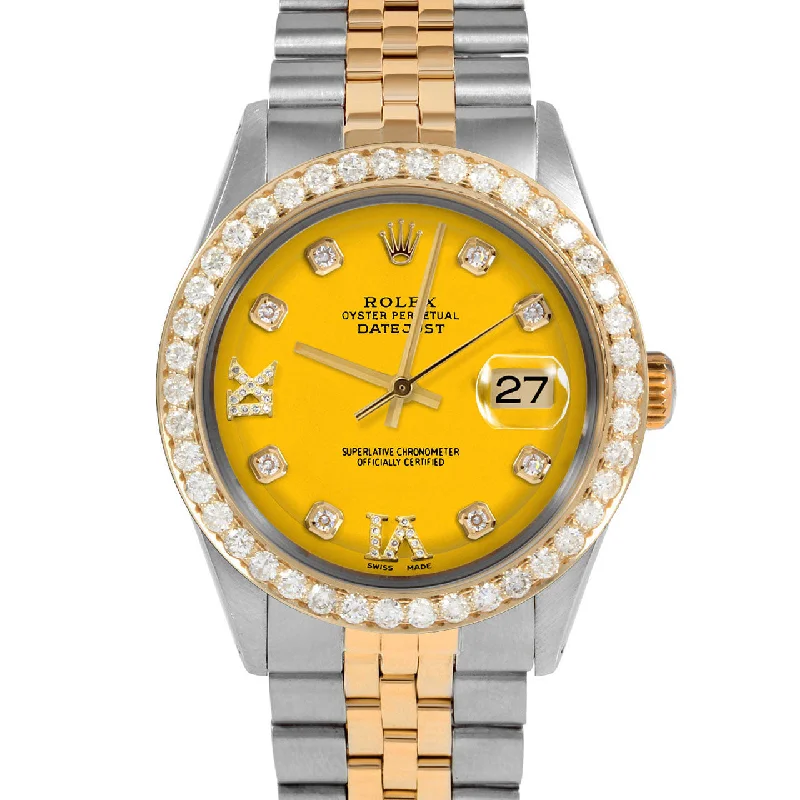 Rolex Datejust 36mm | 1601-TT-YLW-8DR69-25CT-JBL