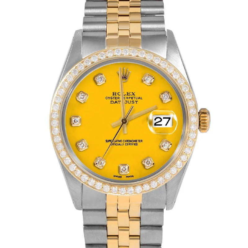 Rolex Datejust 36mm | 1601-TT-YLW-DIA-AM-BDS-JBL