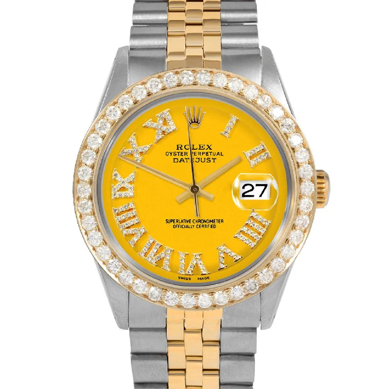 Rolex Datejust 36mm | 1601-TT-YLW-FDR-25CT-JBL