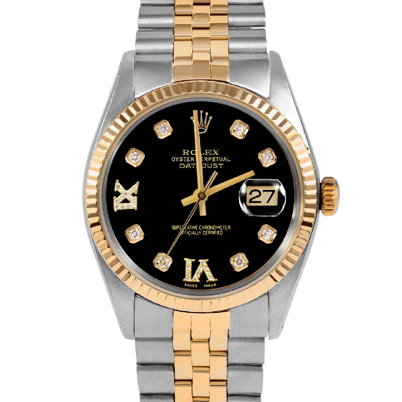 Rolex Datejust 36mm | 16013-BLK-8DR69-FLT-JBL