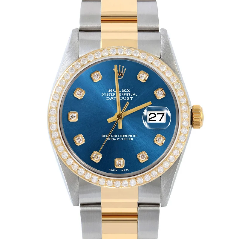 Rolex Datejust 36mm | 16013-BLU-DIA-AM-BDS-OYS