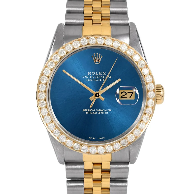 Rolex Datejust 36mm | 16013-BLU-NOHM-25CT-JBL