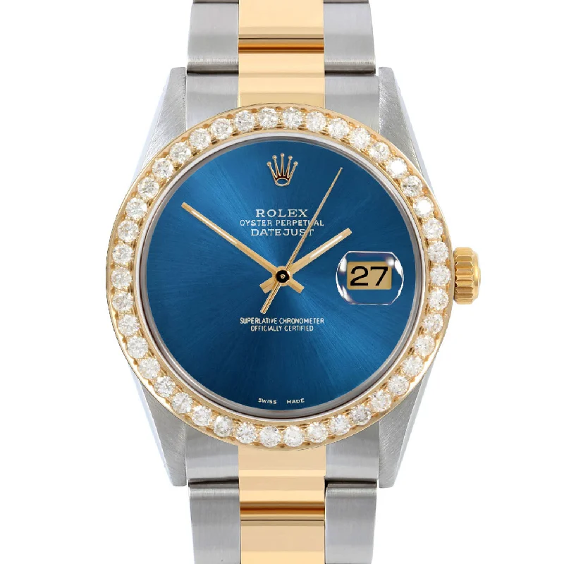 Rolex Datejust 36mm | 16013-BLU-NOHM-25CT-OYS