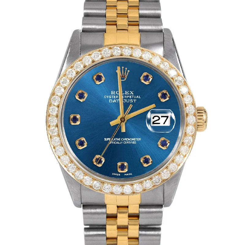 Rolex Datejust 36mm | 16013-BLU-SPH-AM-25CT-JBL