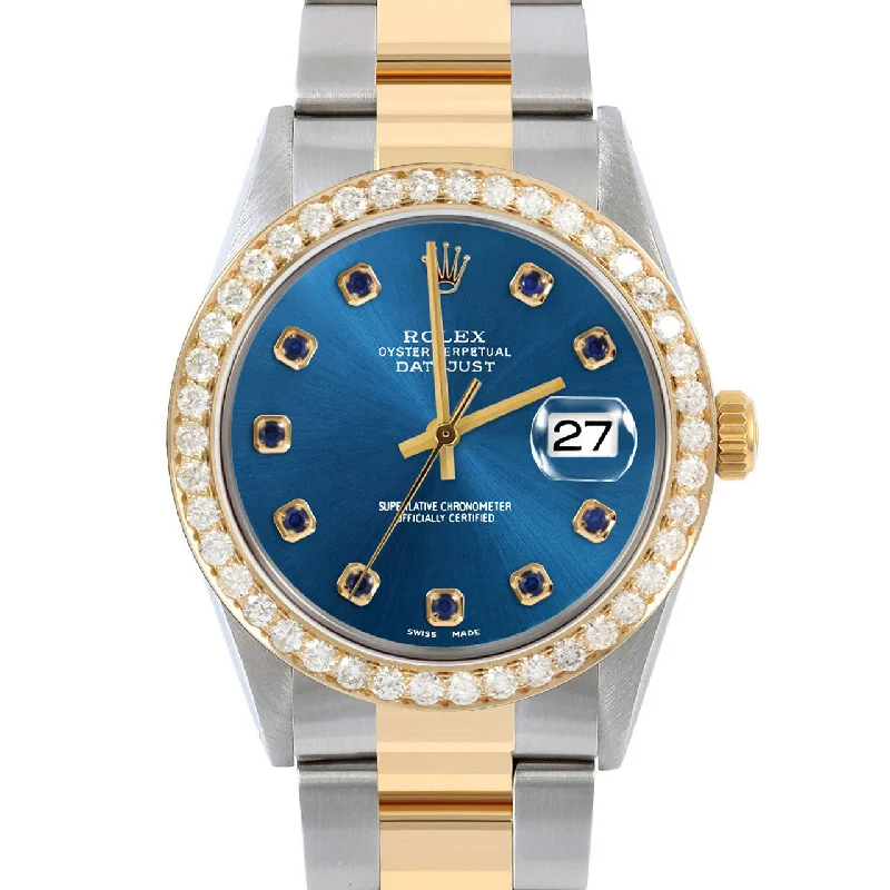 Rolex Datejust 36mm | 16013-BLU-SPH-AM-25CT-OYS