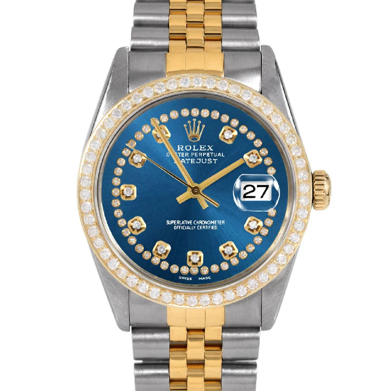 Rolex Datejust 36mm | 16013-BLU-STRD-BDS-JBL