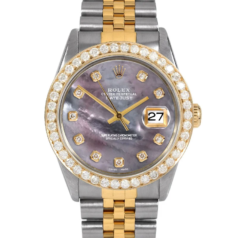 Rolex Datejust 36mm | 16013-BMOP-DIA-AM-25CT-JBL