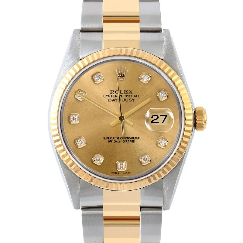 Rolex Datejust 36mm | 16013-CHM-DIA-AM-FLT-OYS