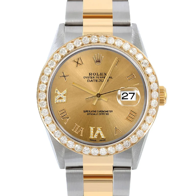 Rolex Datejust 36mm | 16013-CHM-RDR69-25CT-OYS