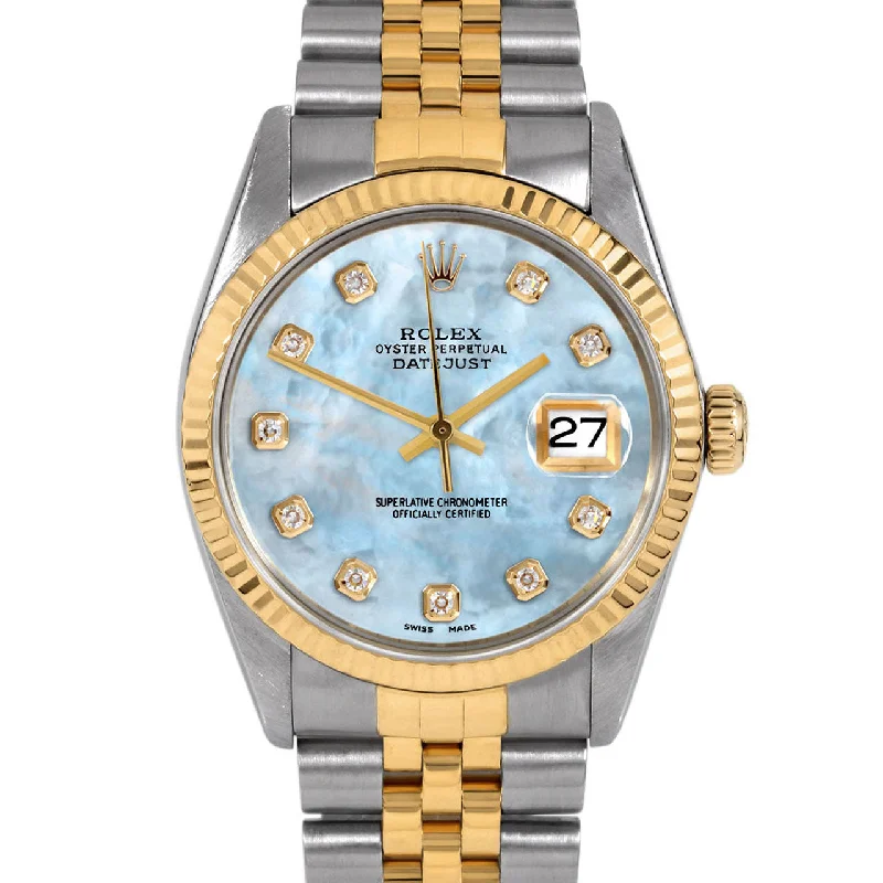 Rolex Datejust 36mm | 16013-LBMOP-DIA-AM-FLT-JBL