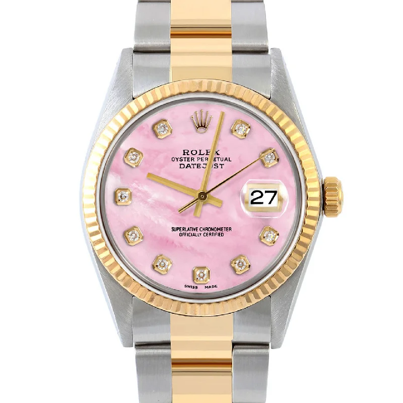 Rolex Datejust 36mm | 16013-PMOP-DIA-AM-FLT-OYS