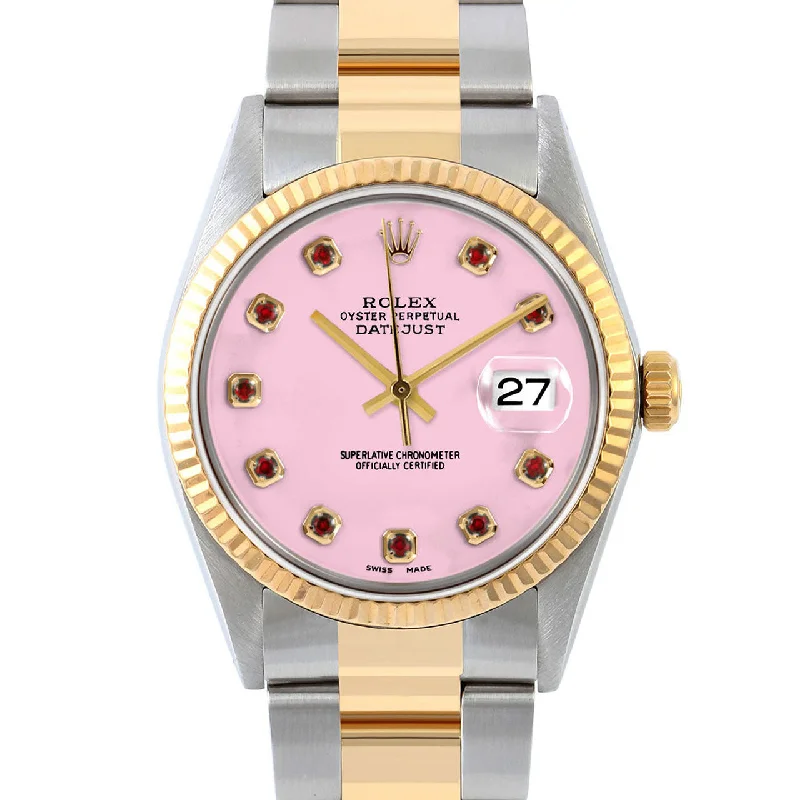 Rolex Datejust 36mm | 16013-PNK-RBY-AM-FLT-OYS