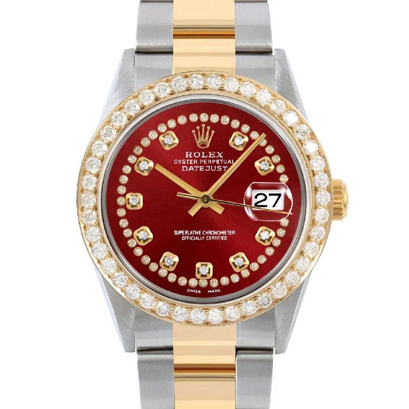 Rolex Datejust 36mm | 16013-RED-STRD-25CT-OYS