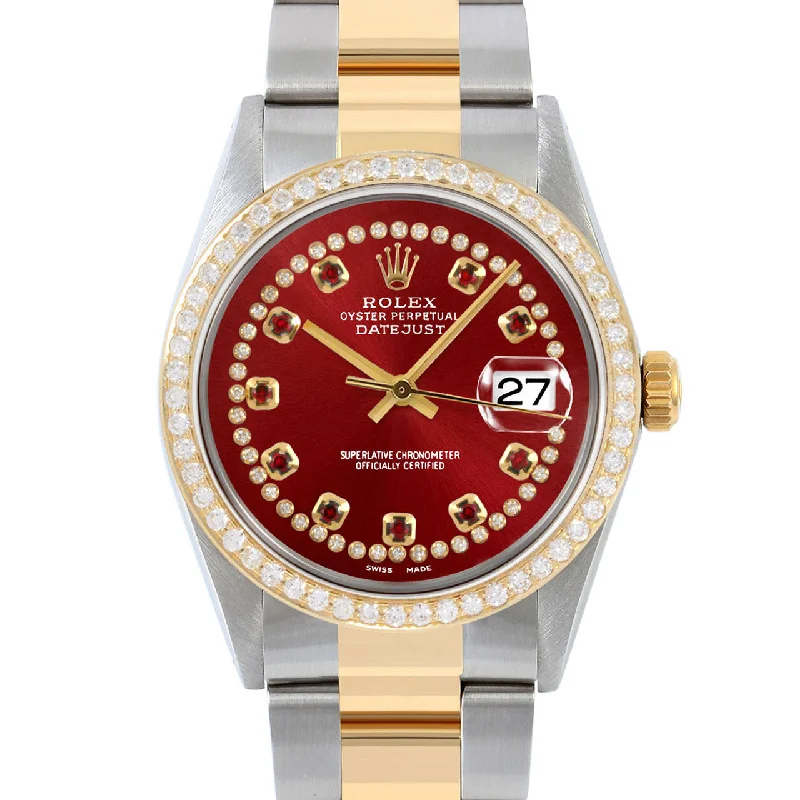 Rolex Datejust 36mm | 16013-RED-STRR-BDS-OYS