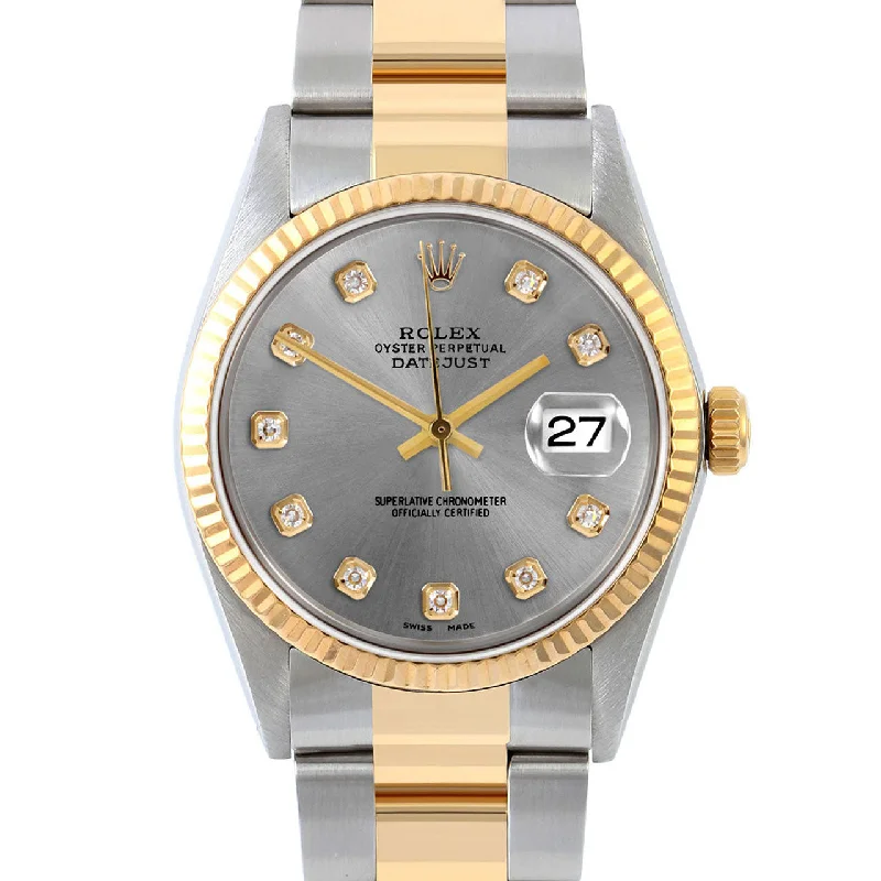 Rolex Datejust 36mm | 16013-SLT-DIA-AM-FLT-OYS