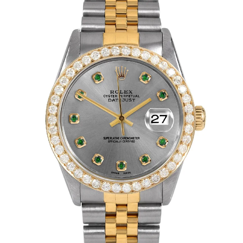 Rolex Datejust 36mm | 16013-SLT-EMD-AM-25CT-JBL