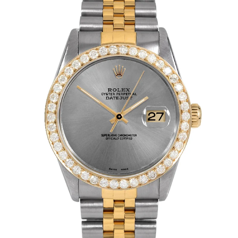 Rolex Datejust 36mm | 16013-SLT-NOHM-25CT-JBL