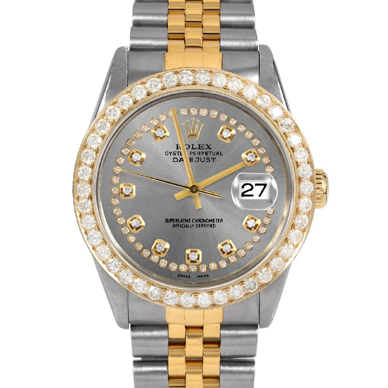 Rolex Datejust 36mm | 16013-SLT-STRD-25CT-JBL