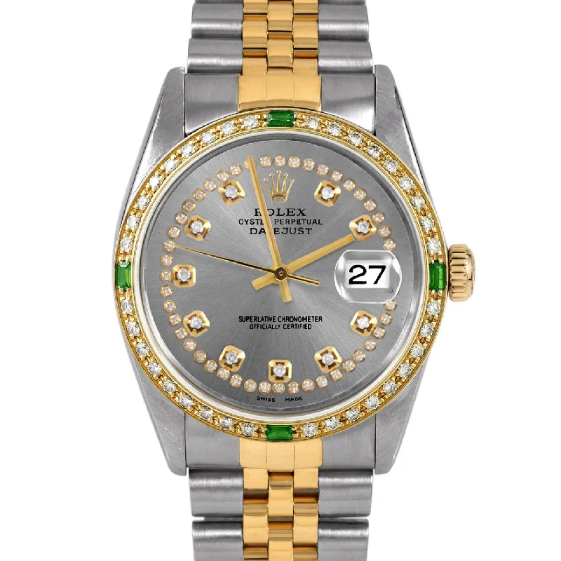 Rolex Datejust 36mm | 16013-SLT-STRD-4EMD-JBL