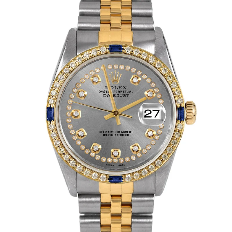 Rolex Datejust 36mm | 16013-SLT-STRD-4SPH-JBL