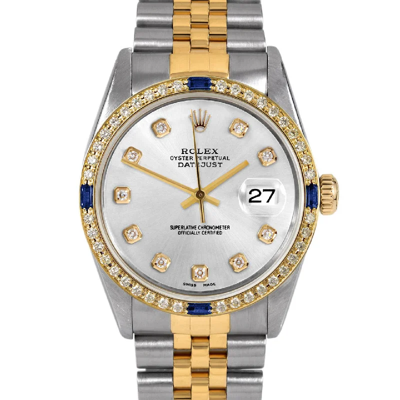 Rolex Datejust 36mm | 16013-SLV-DIA-AM-4SPH-JBL