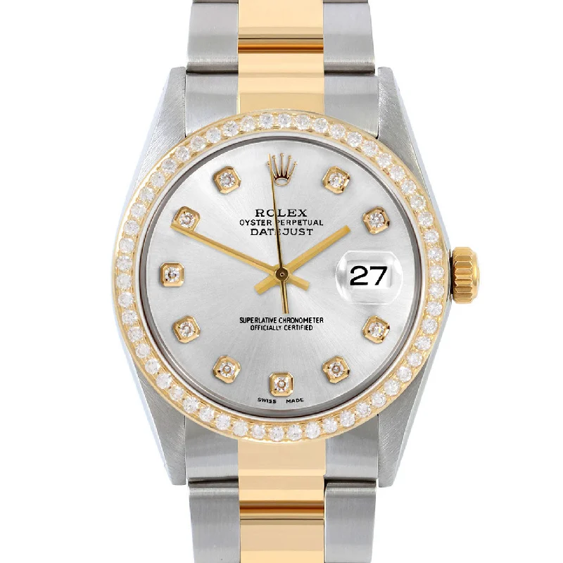 Rolex Datejust 36mm | 16013-SLV-DIA-AM-BDS-OYS