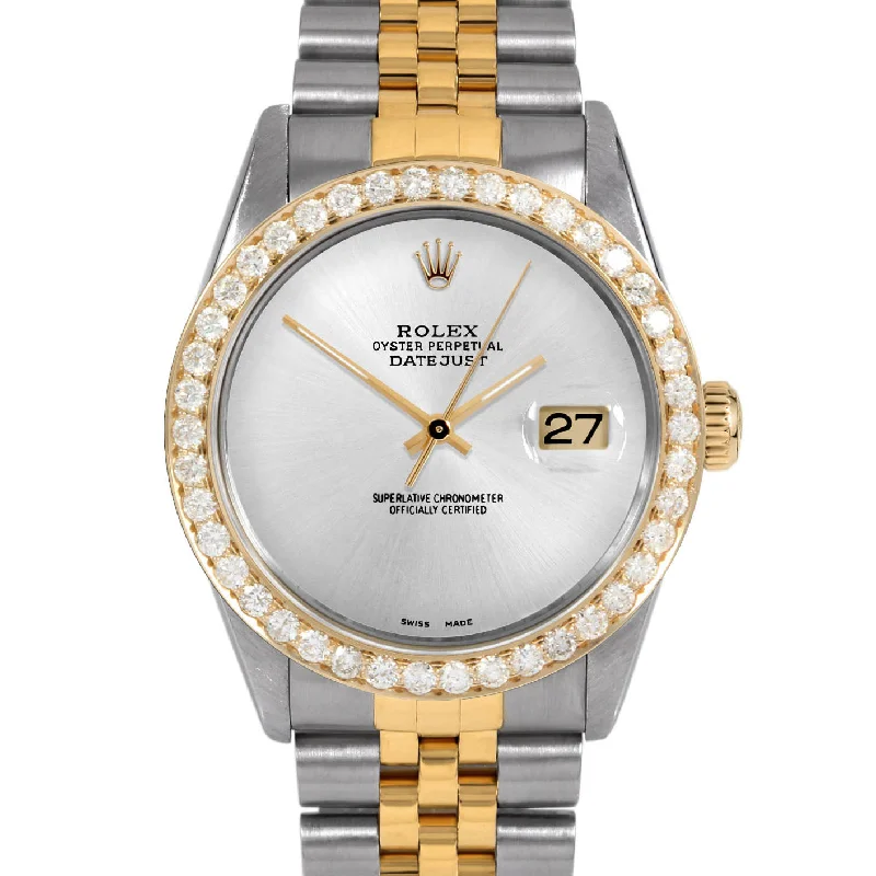 Rolex Datejust 36mm | 16013-SLV-NOHM-25CT-JBL