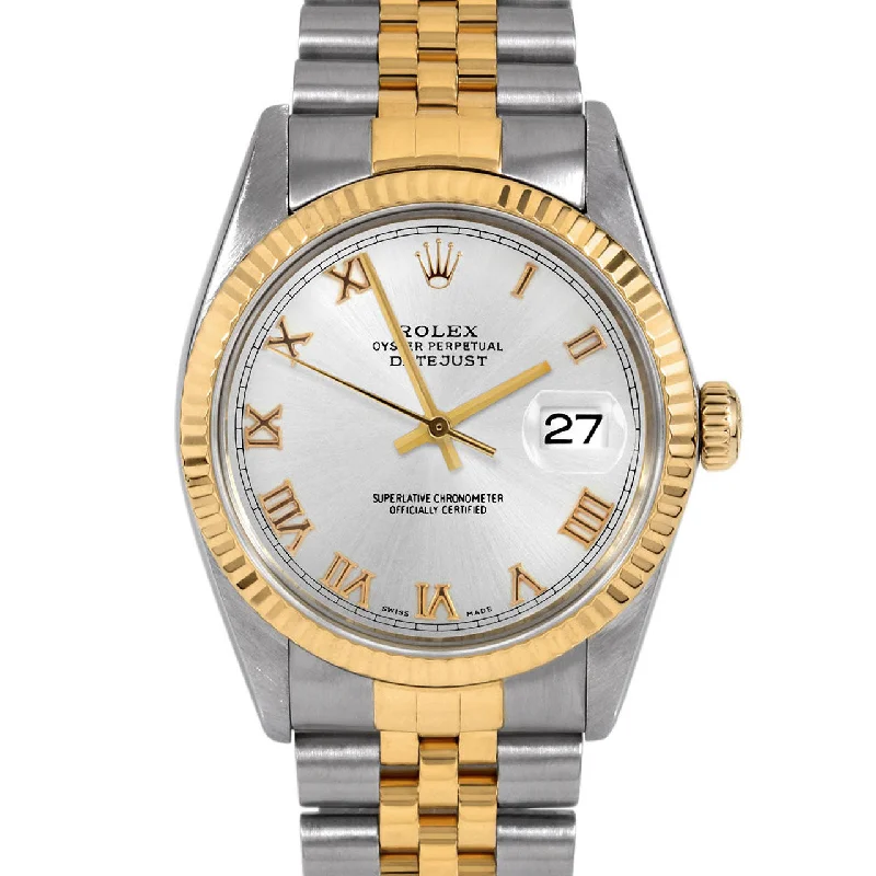 Rolex Datejust 36mm | 16013-SLV-ROM-FLT-JBL